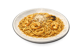 Tallarines con Gambas